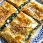 Spinach and Feta Cheese Börek - Turkish Borek Recipe