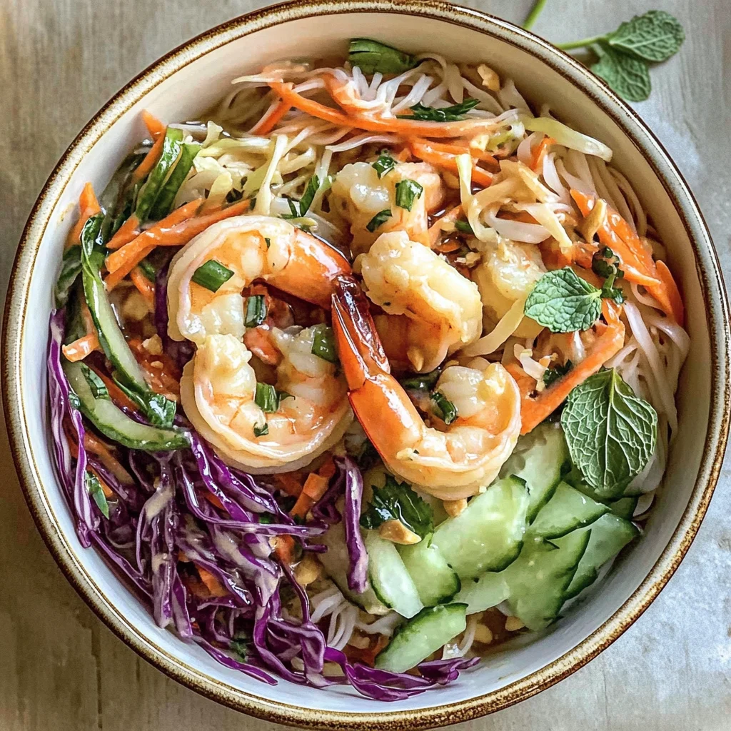 Spring Roll in a Bowl with Peanut Sauce (Easy Recipe)