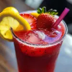 The Best Hibiscus Tea Strawberry-Lemonade Refresher