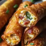 Turkey Bacon Jalapeño Eggrolls