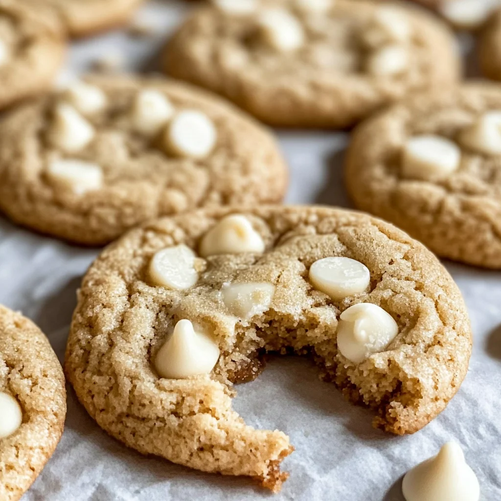 White Chocolate Coffee Cookies