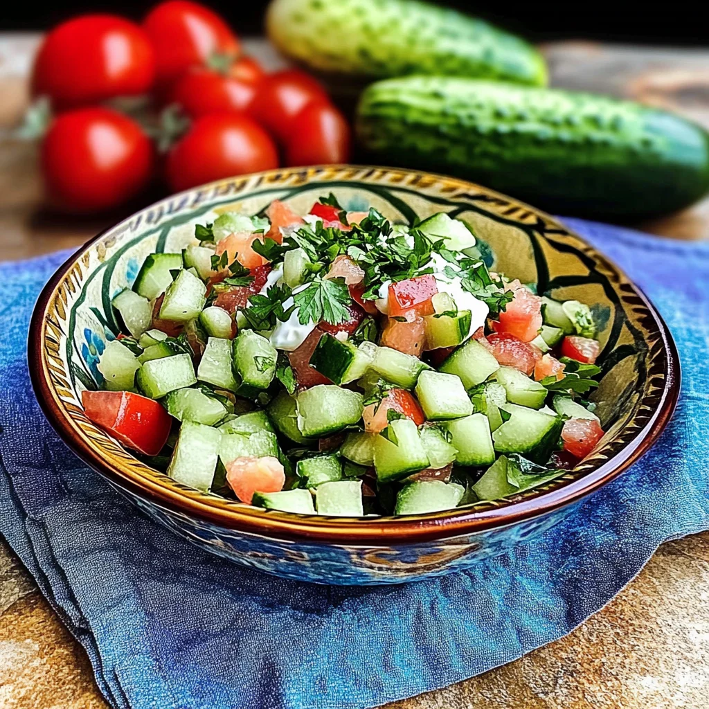 crisp cucumber salsa