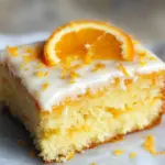 BEST Orange Drizzle Traybake Cake