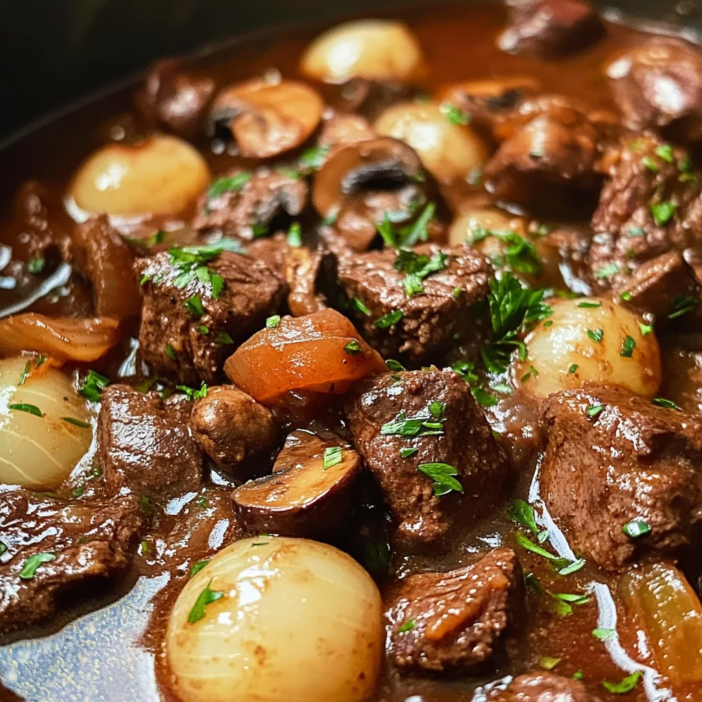 Beef Bourguignon (Julia Child Recipe)