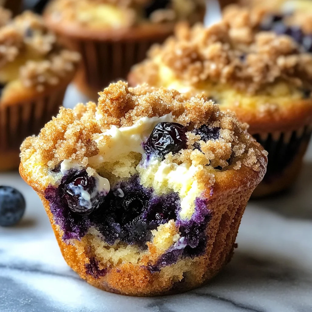 Blueberry Cream Cheese Muffins