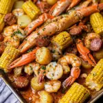 Cajun Seafood Boil with Garlic Butter Sauce