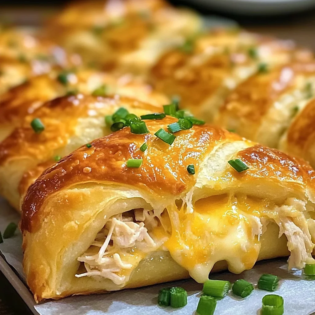 Chicken Stuffed Crescent Rolls Recipe - Easy & Delicious