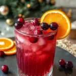 Cranberry and Orange Juice Mocktail