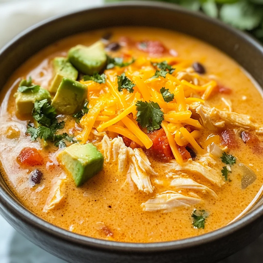 Creamy Chicken Tortilla Soup