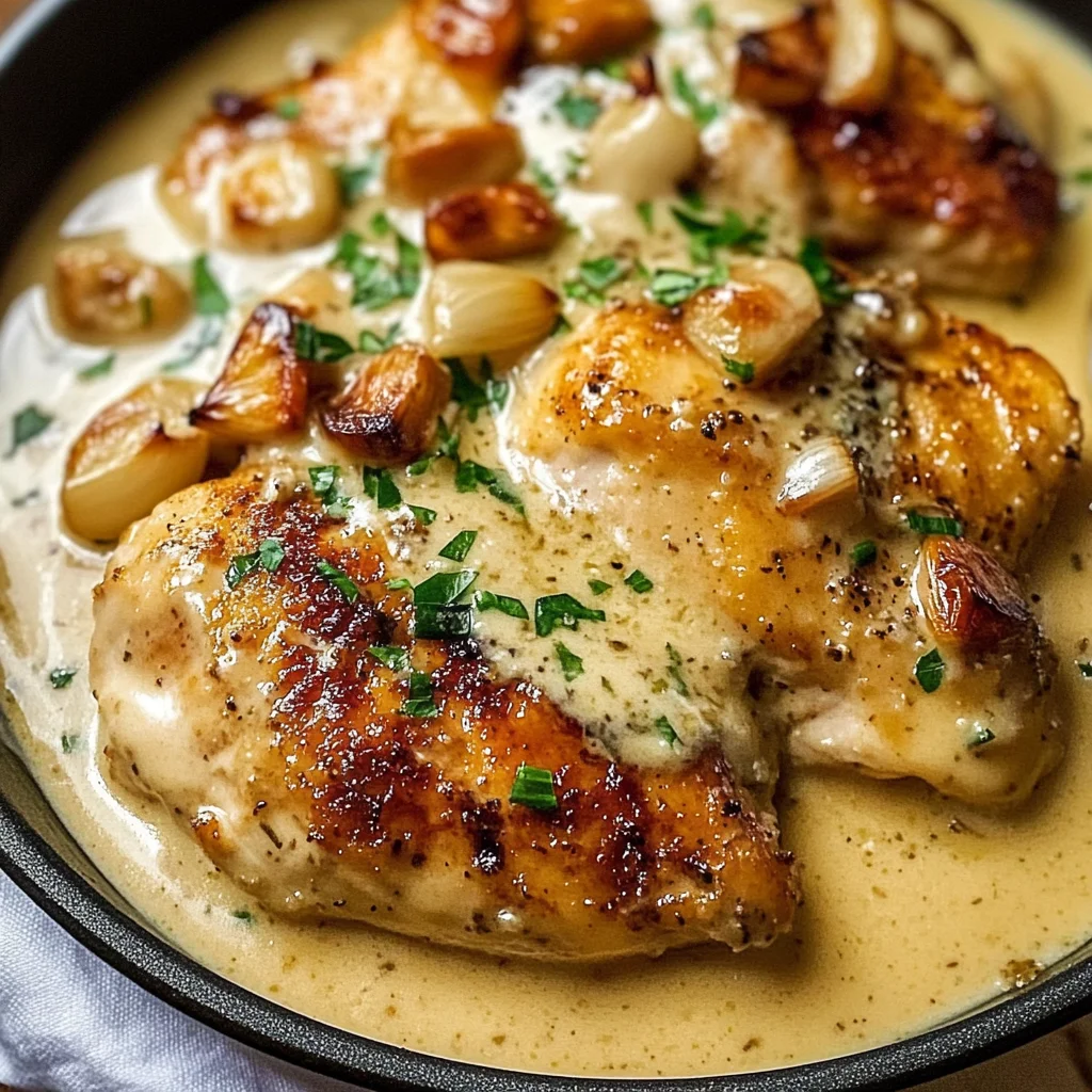 Creamy Garlic Chicken