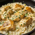 Creamy Herb Chicken & Basmati Rice – A Comforting, Flavor-Packed One-Pan Meal