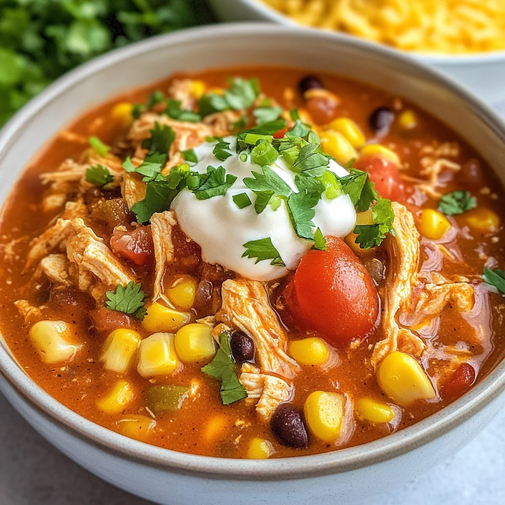 Crockpot Buffalo Chicken Chili