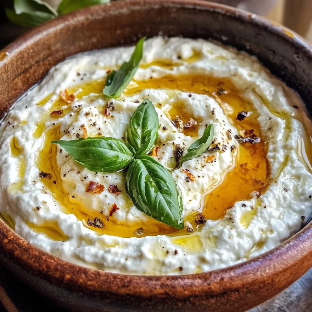 Delicious Ricotta Dip with Hot Honey