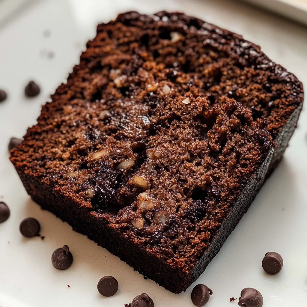 Double Chocolate Banana Bread