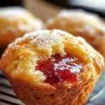Easy Muffins Filled with Jam