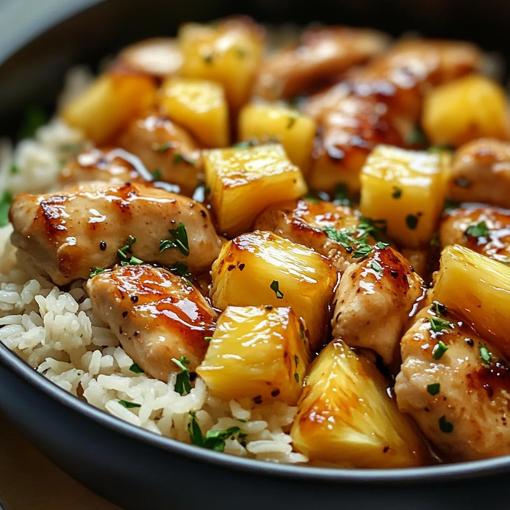 Easy Pineapple Chicken with Rice Everyone Loves