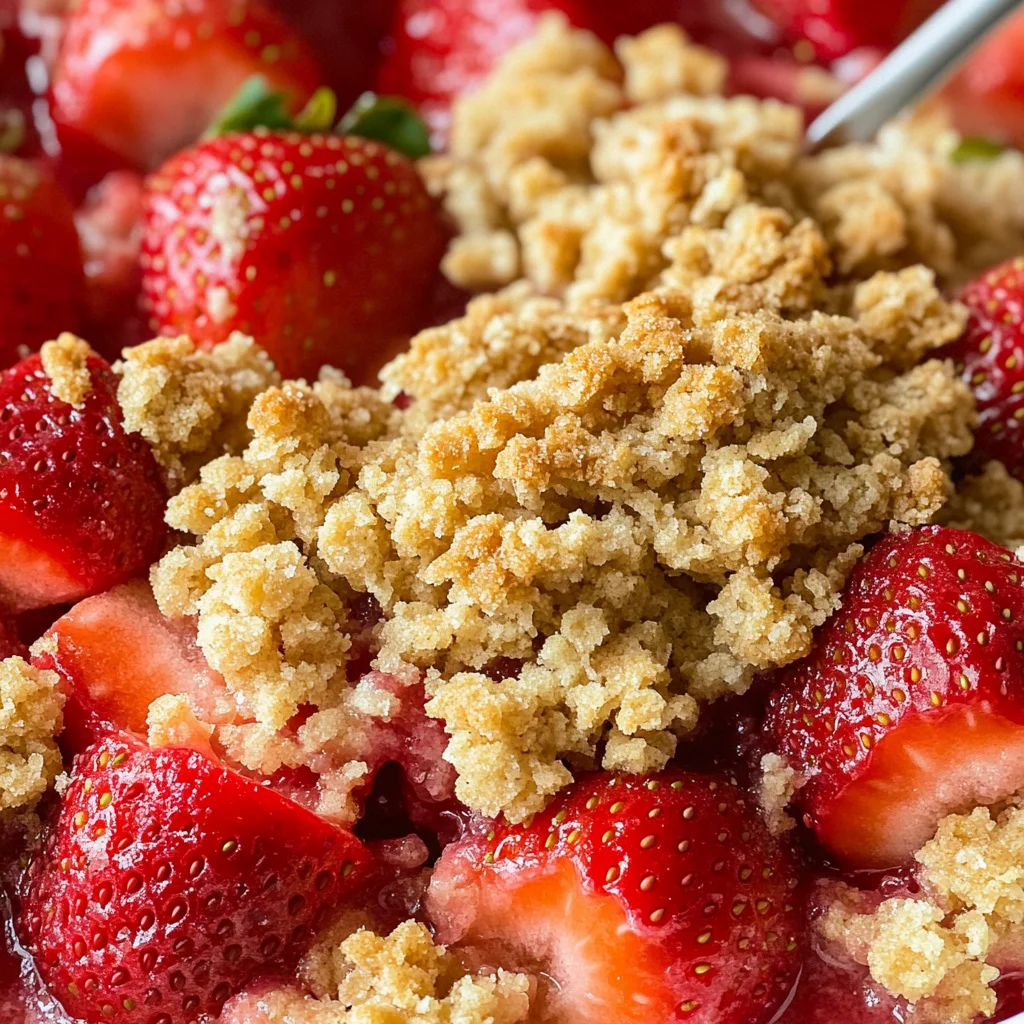 Easy Strawberry Crisp
