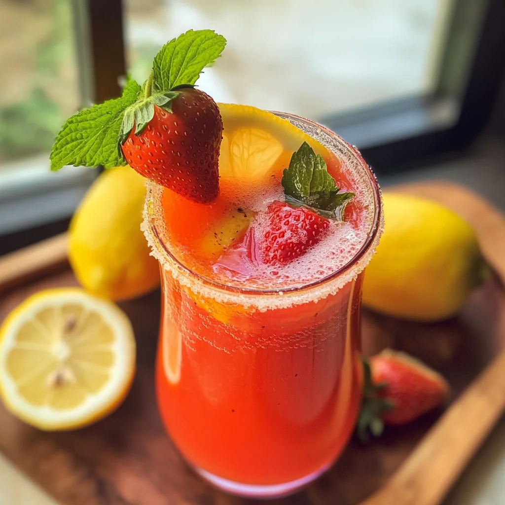 Easy Strawberry Lemonade