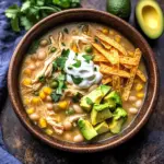 Flavorful Crockpot White Chicken Chili Soup