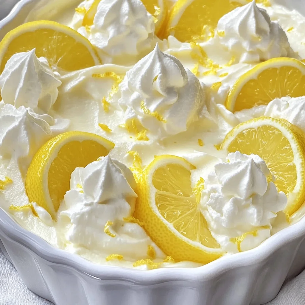 Fresh Lemon Mousse