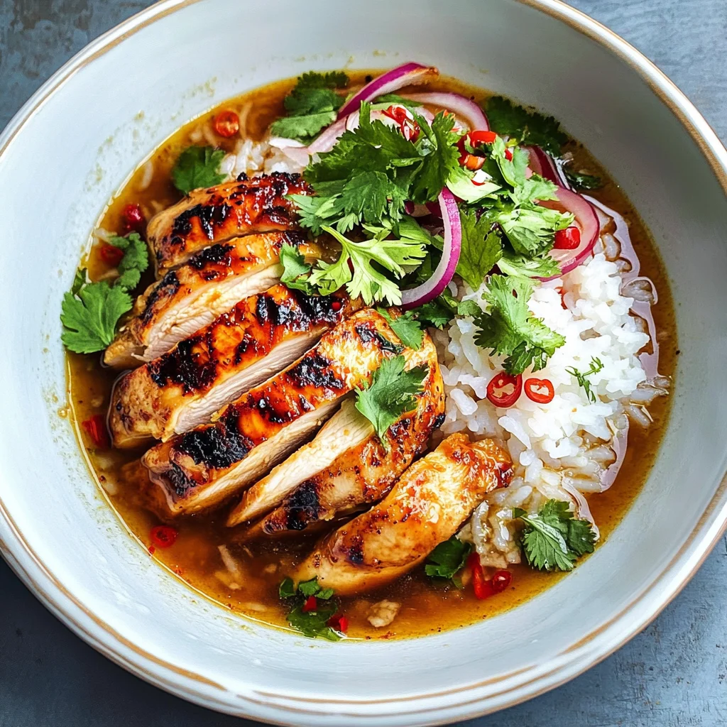 Ginger & Chilli Chicken Brothy Rice