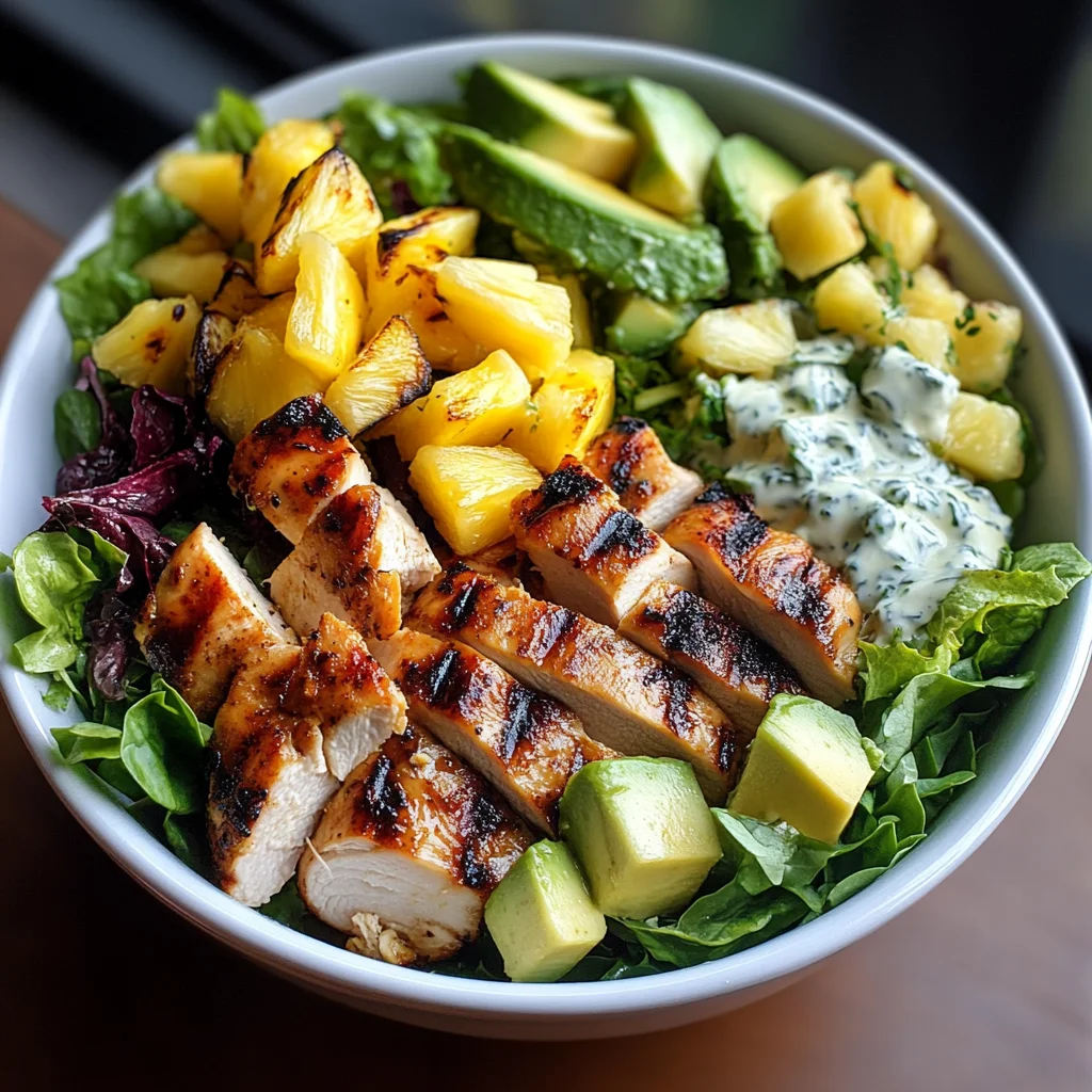 Hawaiian Chicken Salad Bowl
