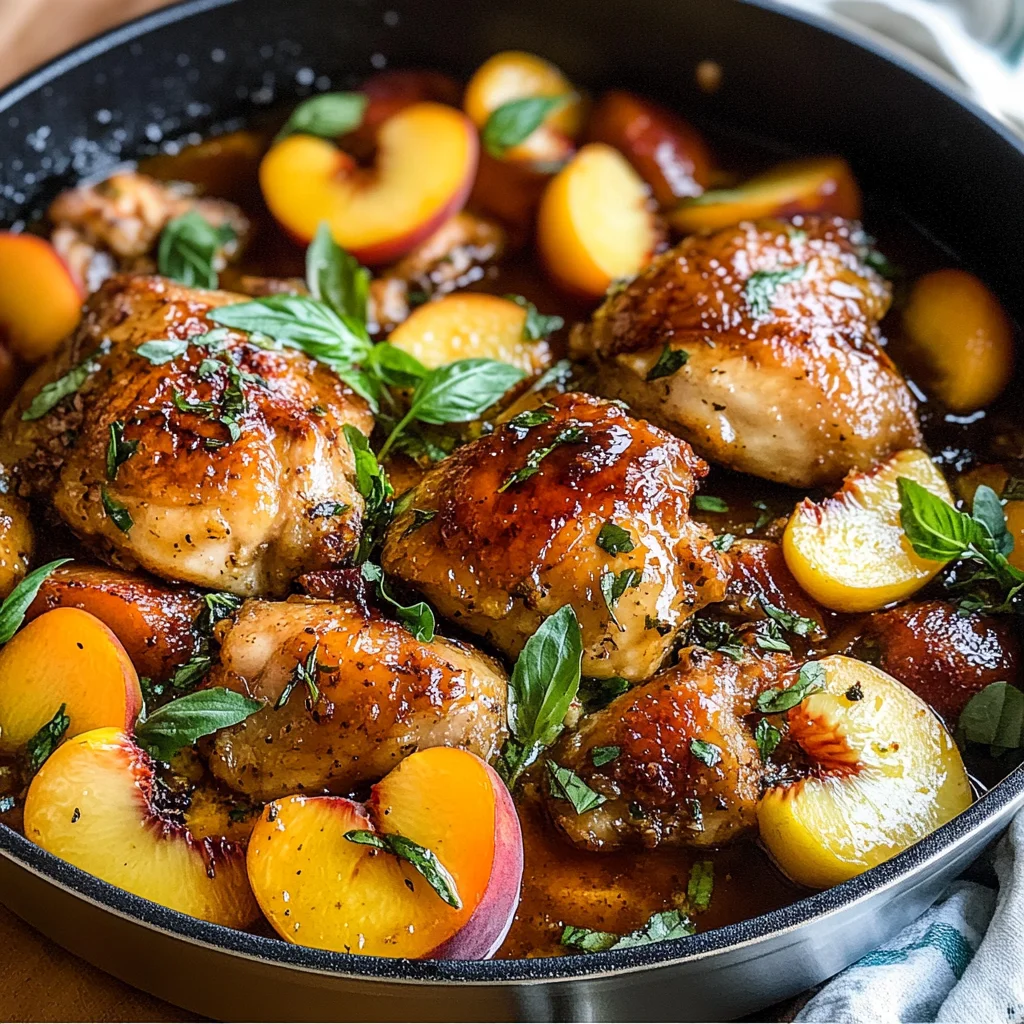 Honey Butter Peach Chicken