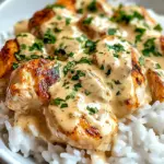 How to Make Creamy Smothered Chicken and Rice – Easy Dinner Idea