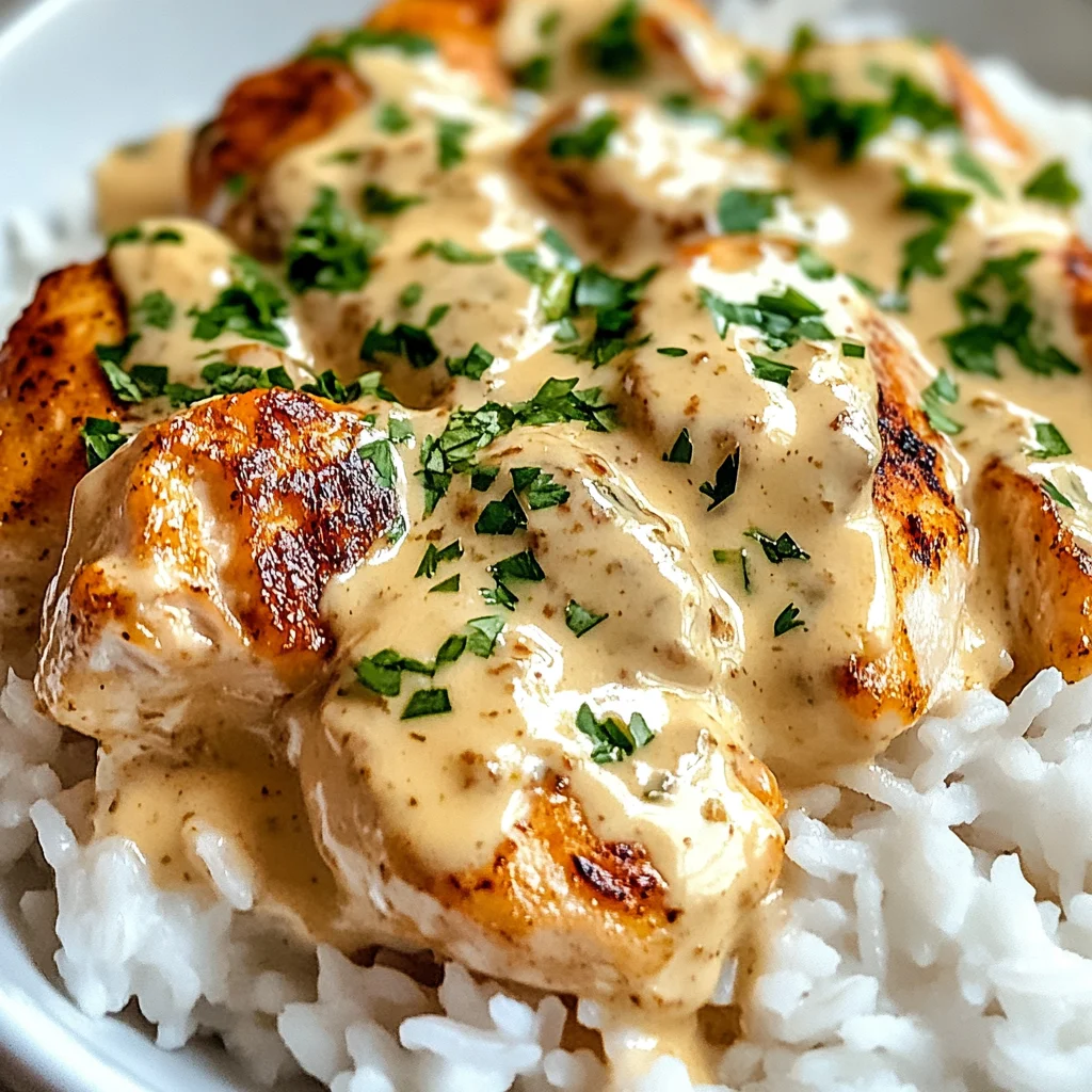 How to Make Creamy Smothered Chicken and Rice – Easy Dinner Idea