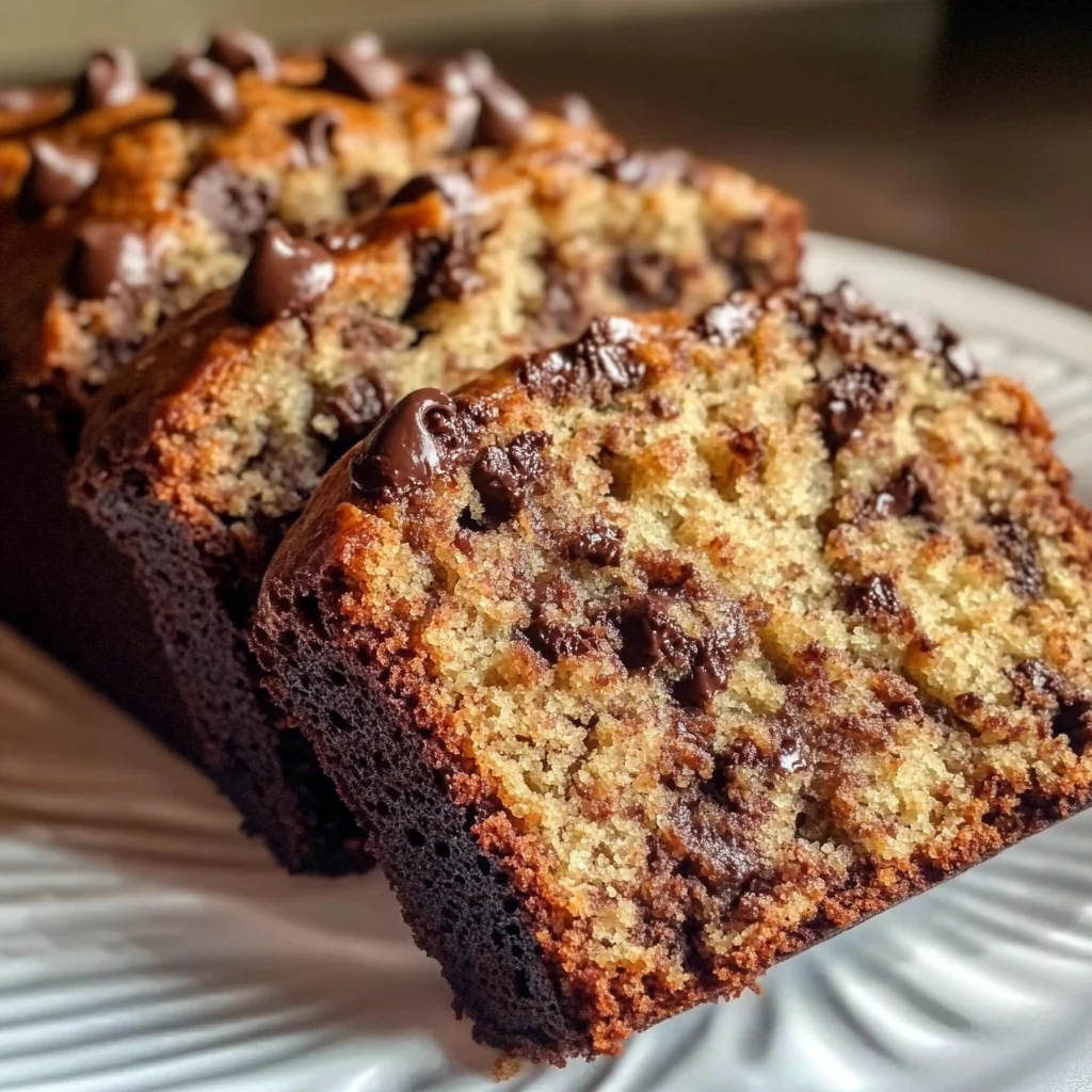 Irresistible Super Moist Chocolate Chip Banana Bread