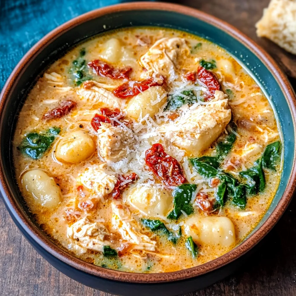 Italian Chicken Gnocchi Soup Recipe