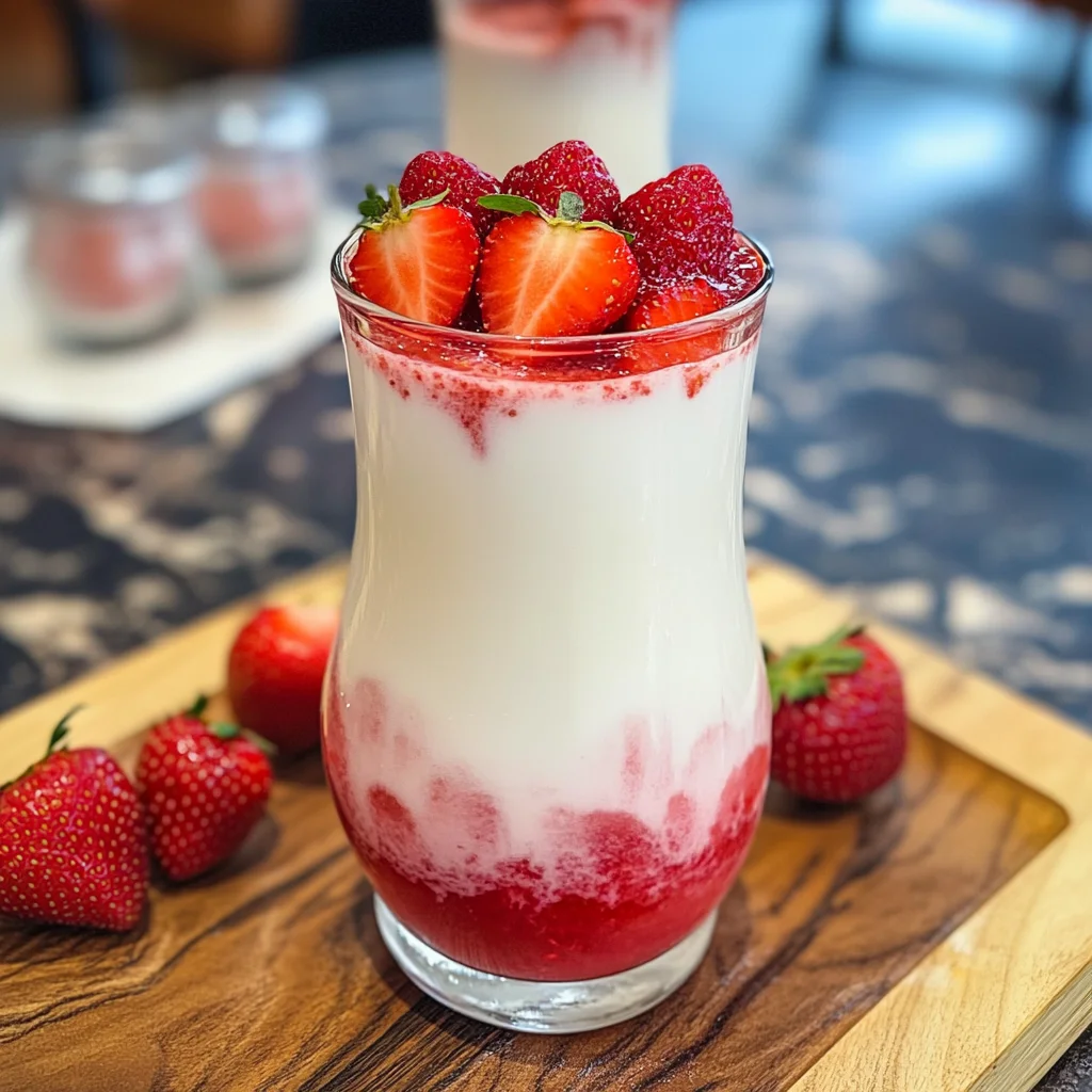 Korean Strawberry Milk