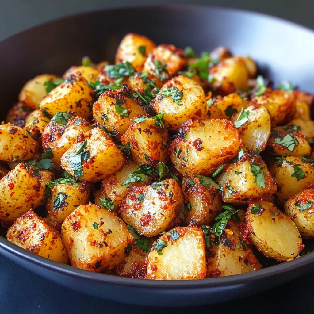 Lebanese Spicy Potatoes - Batata Harra