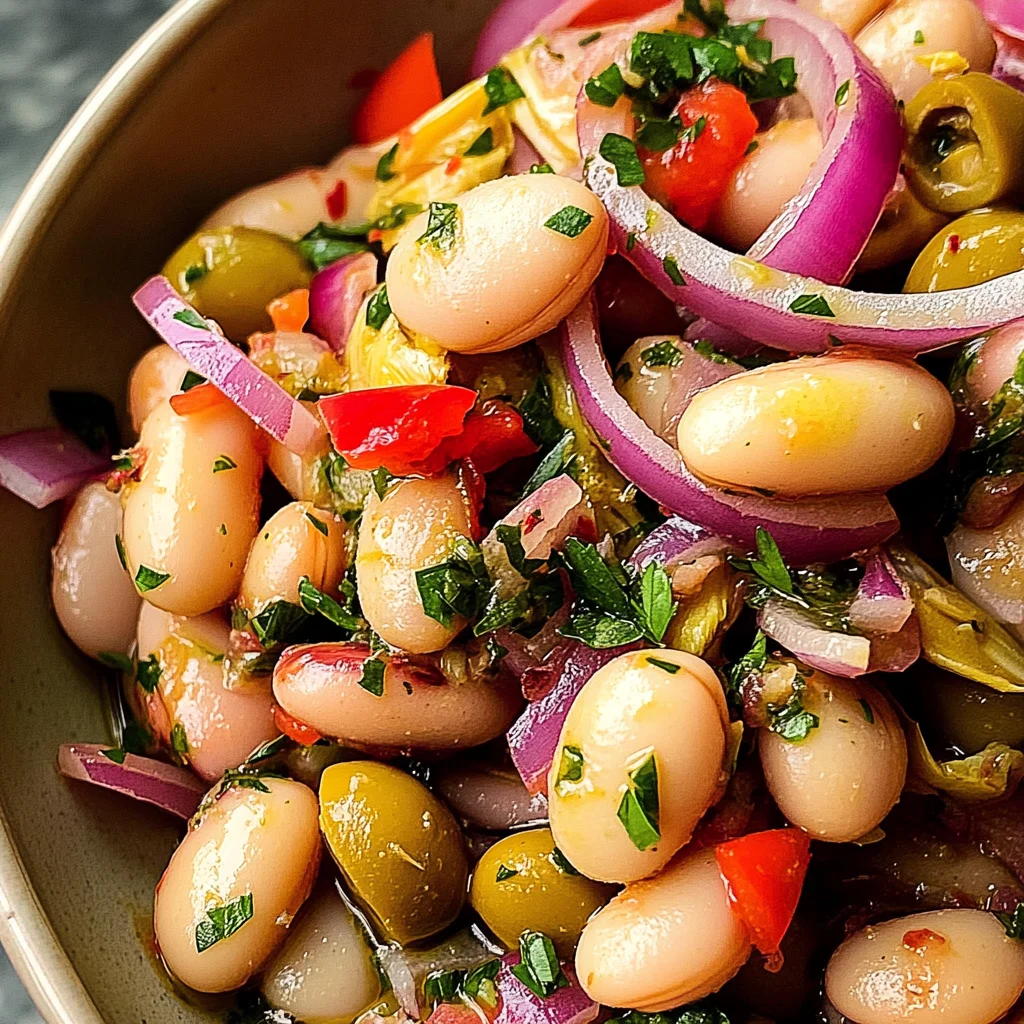 Marinated Butter Beans