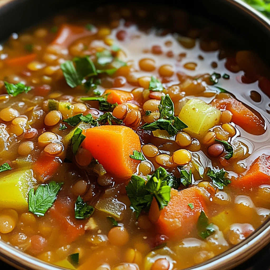 Mediterranean Lentil Soup