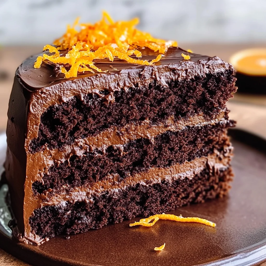 Moist Chocolate Orange Cake