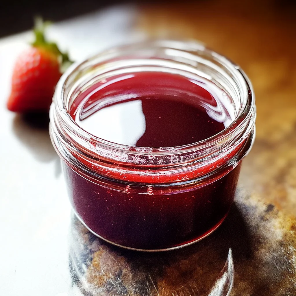 No-waste Strawberry Top Simple Syrup Recipe