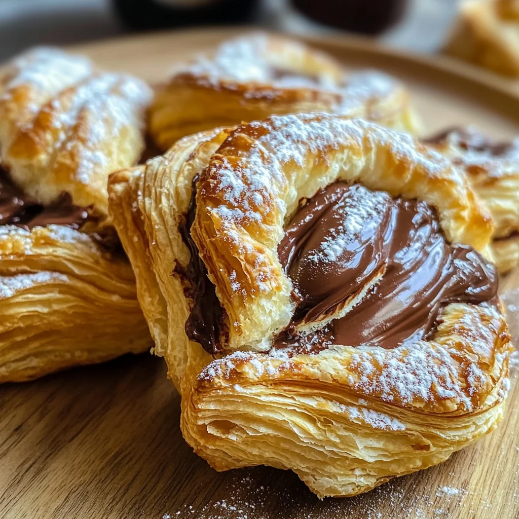 Nutella Puff Pastries