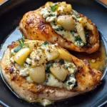 Pear and Gorgonzola Stuffed Chicken