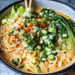 Quick Spicy Coconut Noodles