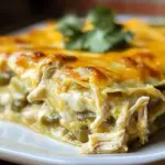 Quick and Easy Green Chile Chicken Enchilada Casserole