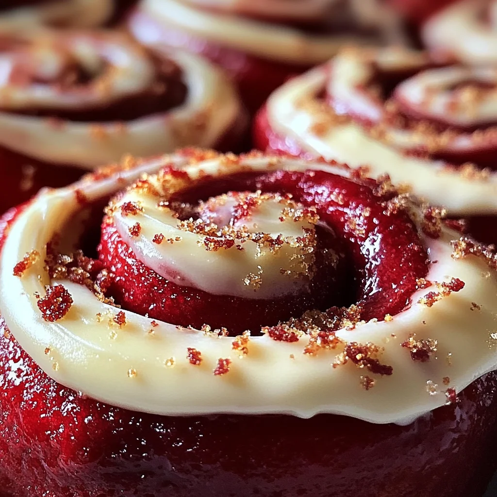 Red Velvet Cinnamon Rolls