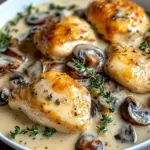 Savory Chicken in a Creamy Asiago Mushroom Sauce : A Comforting Classic to Add to Your Weekly Rotation