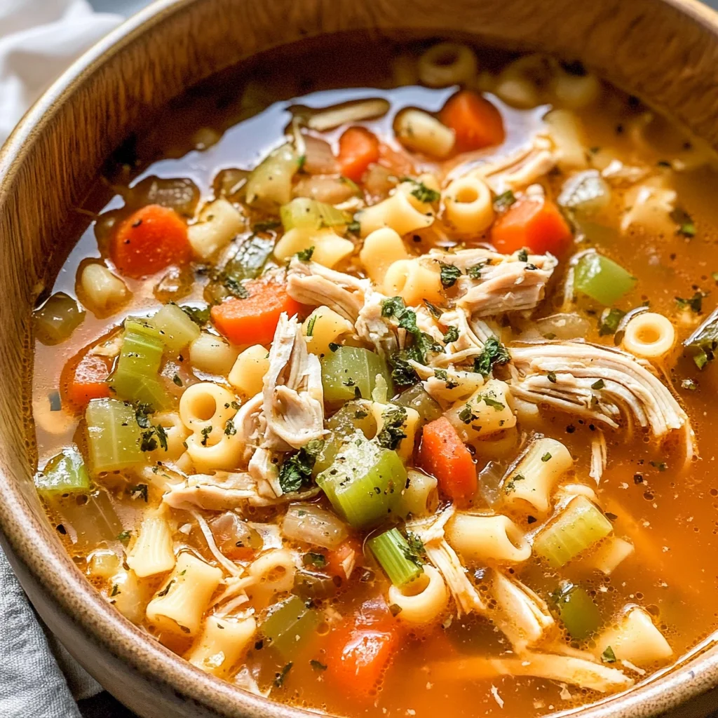 Sicilian Chicken Soup