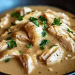 Slow Cooker Creamy Chicken & Gravy