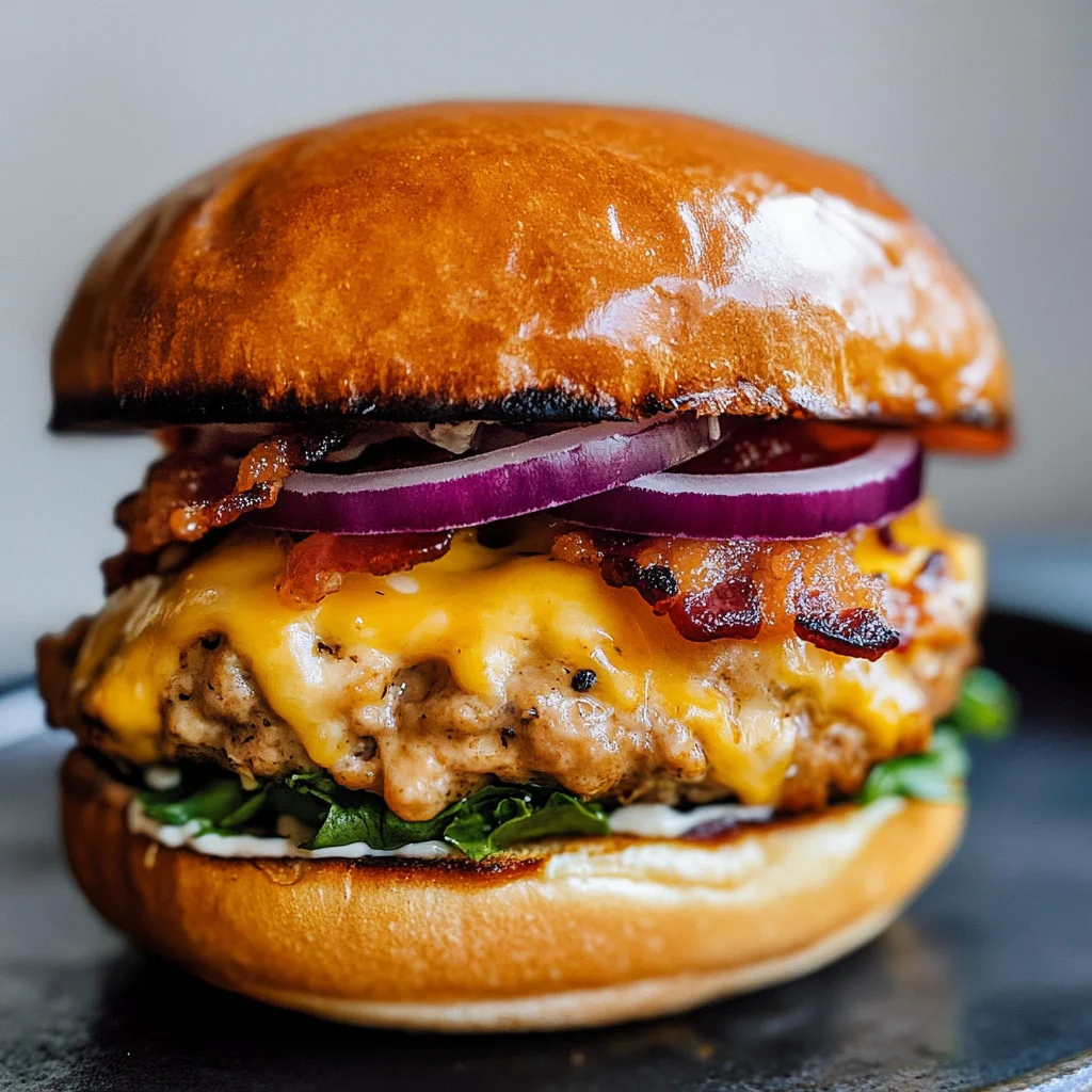 Smash Chicken Burger