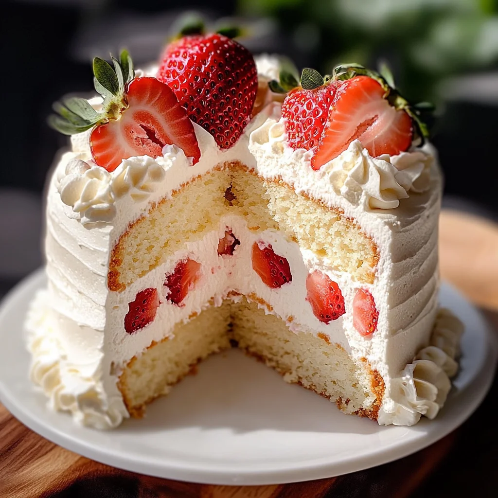 Strawberry Chiffon Cake