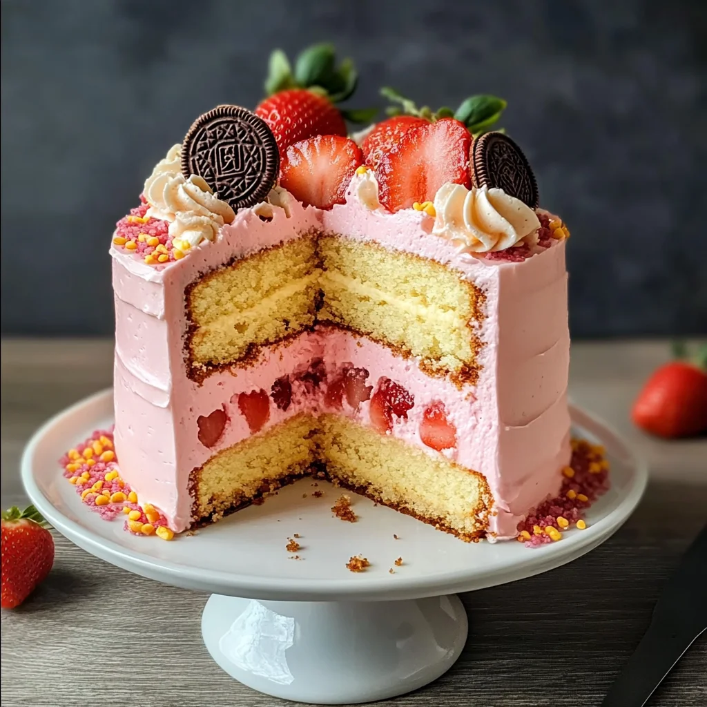 Strawberry Crunch Cake The Easiest Recipe Ever