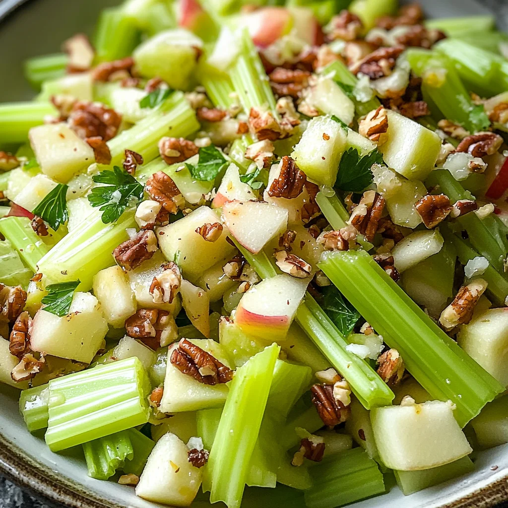 Thanksgiving Celery and Apple Crunch Salad