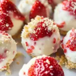 5 Ingredient Strawberry Shortcake Bites